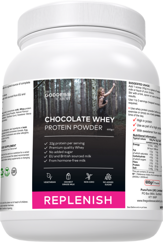 REPLENISH Chocolate Whey Protein Powder