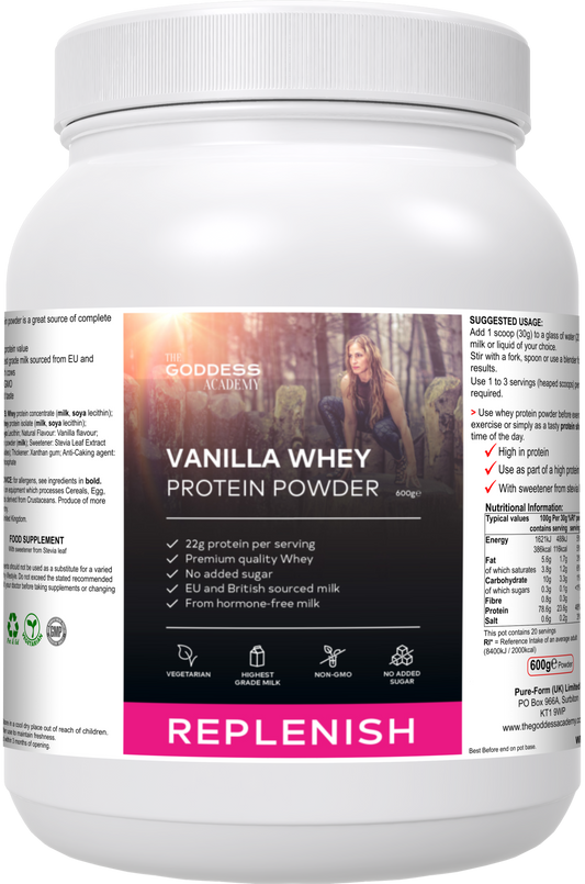 REPLENISH Vanilla Whey Protein Powder (Most Popular)